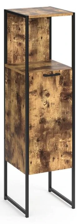 Chiffonnier Fyrk Vieux Bois/noir