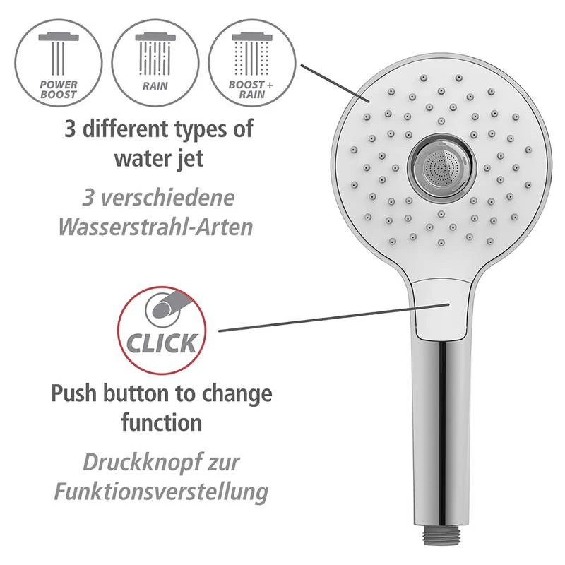 Wenko Pommeau De Douche Powerboost I 8 Wenko Pommeau De Douche Powerboost I – Image 8