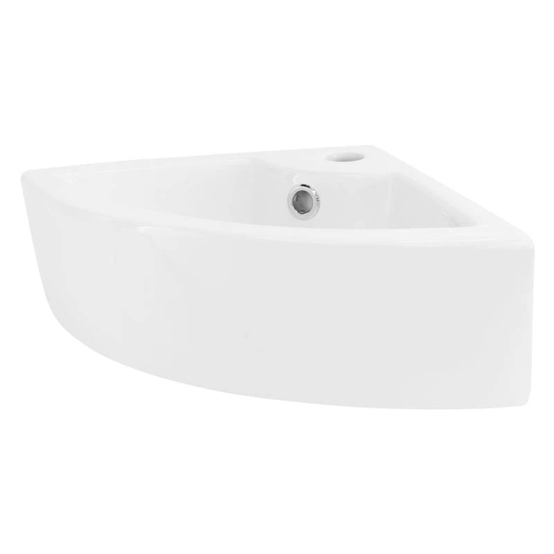 Lavabo D'angle 46x33x13cm Blanc 1 Lavabo D'angle 46x33x13cm Blanc