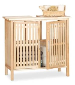 Meuble Dessous De Lavabo En Noyer