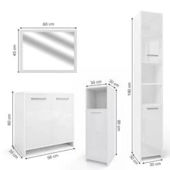 Lot De Salle De Bain Kiko Lot De 4 -Home24 Boutique 338ea7e3c9fd414abda2547fc1fd5c47