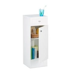 Armoire De Salle De Bain En Bois Blanc -Home24 Boutique 376e751133cf41ca9732b0de00273dfa