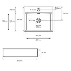 Vasque 510x360x130 Mm Noir 13 Vasque 510x360x130 Mm Noir -Home24 Boutique 3915c484eb2e4d44a8353b4f51a7a459