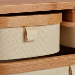 Commode Mini En Bambou 3 Casiers SDB -Home24 Boutique 6664958c28f54bc59d78c6409c3c540c