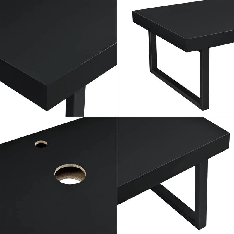 Plan De Toilette Noir Mat 4 Plan De Toilette Noir Mat – Image 4