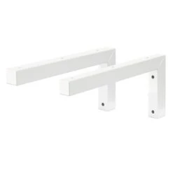 Support Mural En L 300x150x30 Mm Blanc
