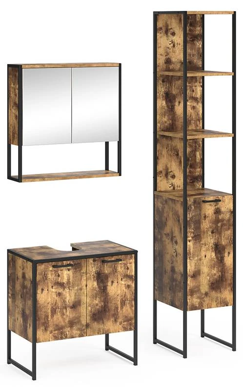 Salle De Bain Fyrk Vieux Bois (3 élém.) 1 Salle De Bain Fyrk Vieux Bois (3 élém.)