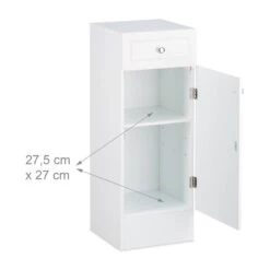 Armoire De Salle De Bain En Bois Blanc -Home24 Boutique bcfc4cdb5c3345608187210aabef266c