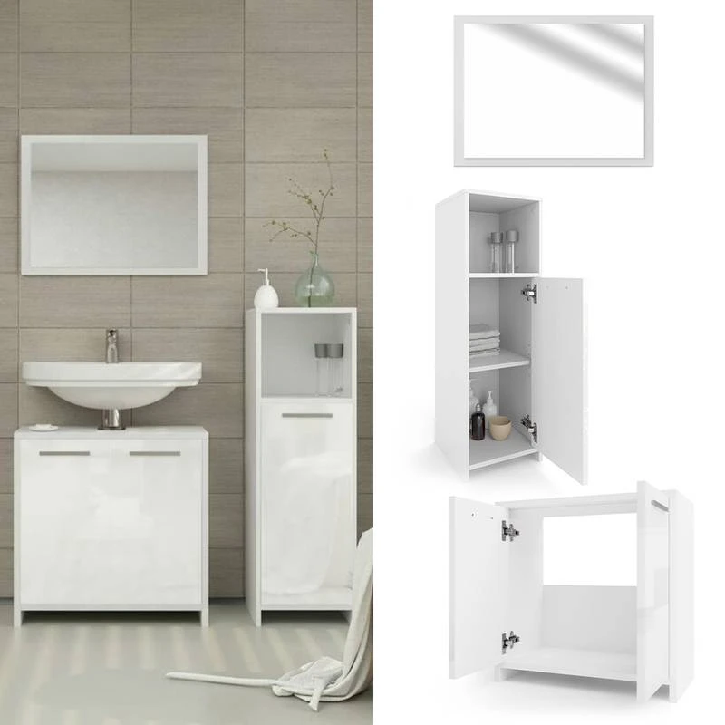 Lot De Salle De Bain Kiko Lot De 3 3 Lot De Salle De Bain Kiko Lot De 3 – Image 3