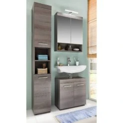 Armoire De Toilette Runner 13 Armoire De Toilette Runner -Home24 Boutique hochschrank runner by trendteam rauchsilber 5089204 1
