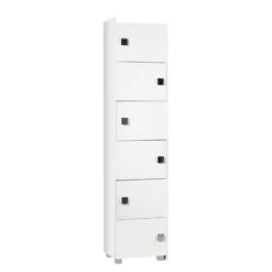 Etagère Modulable Genf -Home24 Boutique schieberegal genf 2teilig weiss glanz weiss 1324658